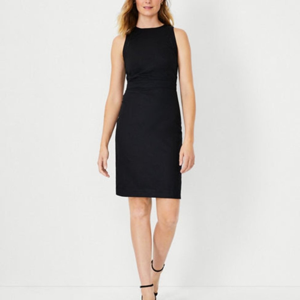 Black Sleeveless Sheath Dress - Ann Taylor - new with tags